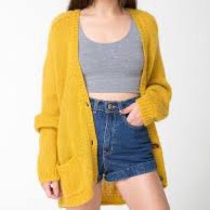 American Apparel Mohair Loose Cardigan